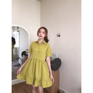  Đầm baby nút ngọc 