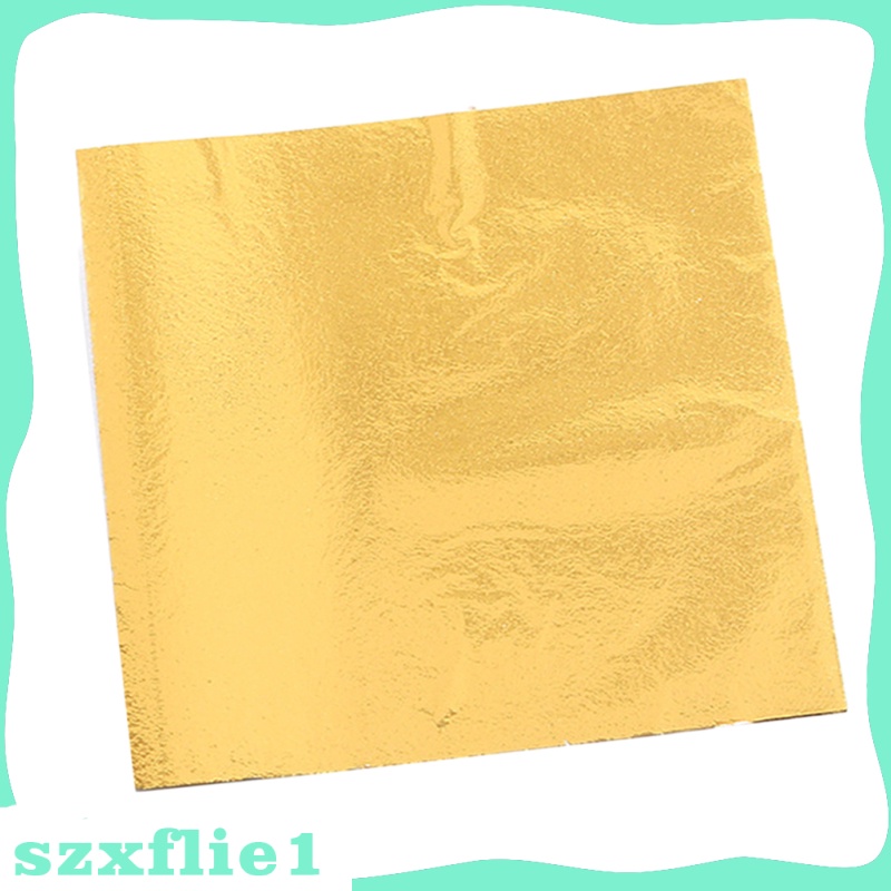 [🔥Hot Sale🔥] Imitation Gold Leaf Transfer Leaf Foil Gilding Crafting DIY Champagne Silver