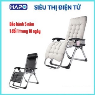 Ghế xếp thư giãn cao cấp Hapo - Ghế Gấp Văn Phòng nằm, ngủ, ngồi thoải mái
