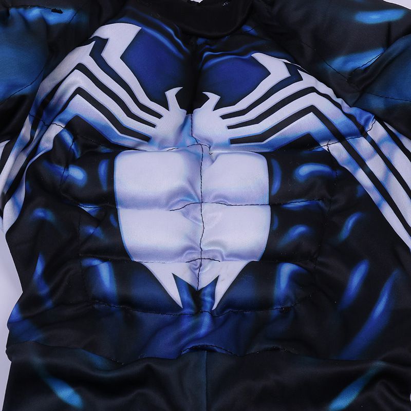 Set kid Venom Symbiosis Cosplay Costume Children Role-Playing Tights Muscle Jumpsuit