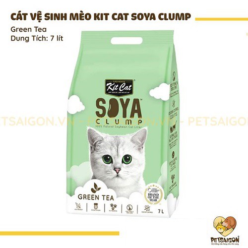 [CHÍNH HÃNG] CÁT VỆ SINH KITCAT ĐẬU NÀNH SOYA CLUMP 7L