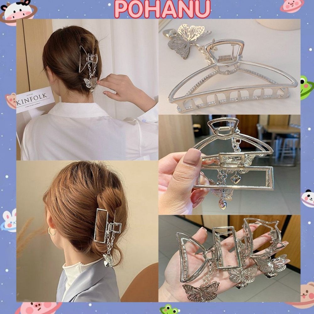 Kẹp tóc Pohanu kim loại phong cách hàn quốc cho nữ giá rẻ KT21