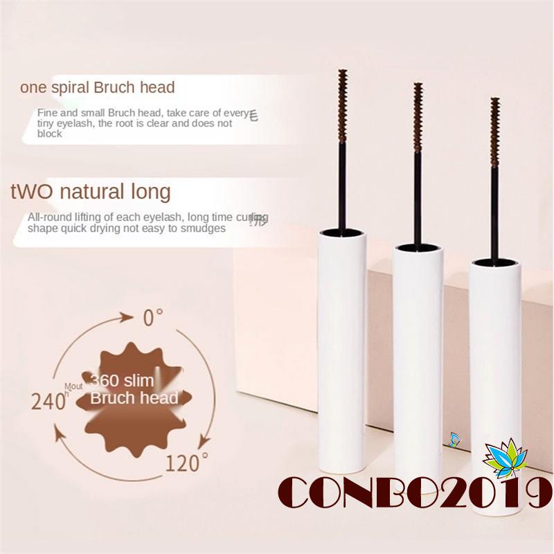 [Hàng mới về] Mascara màu đen/nâu chống thấm nước lâu trôi chuốt dài và dày mi