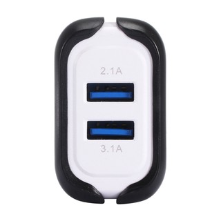 Củ sạc 3.1A 2 cổng USB cho iPhone Samsung EU