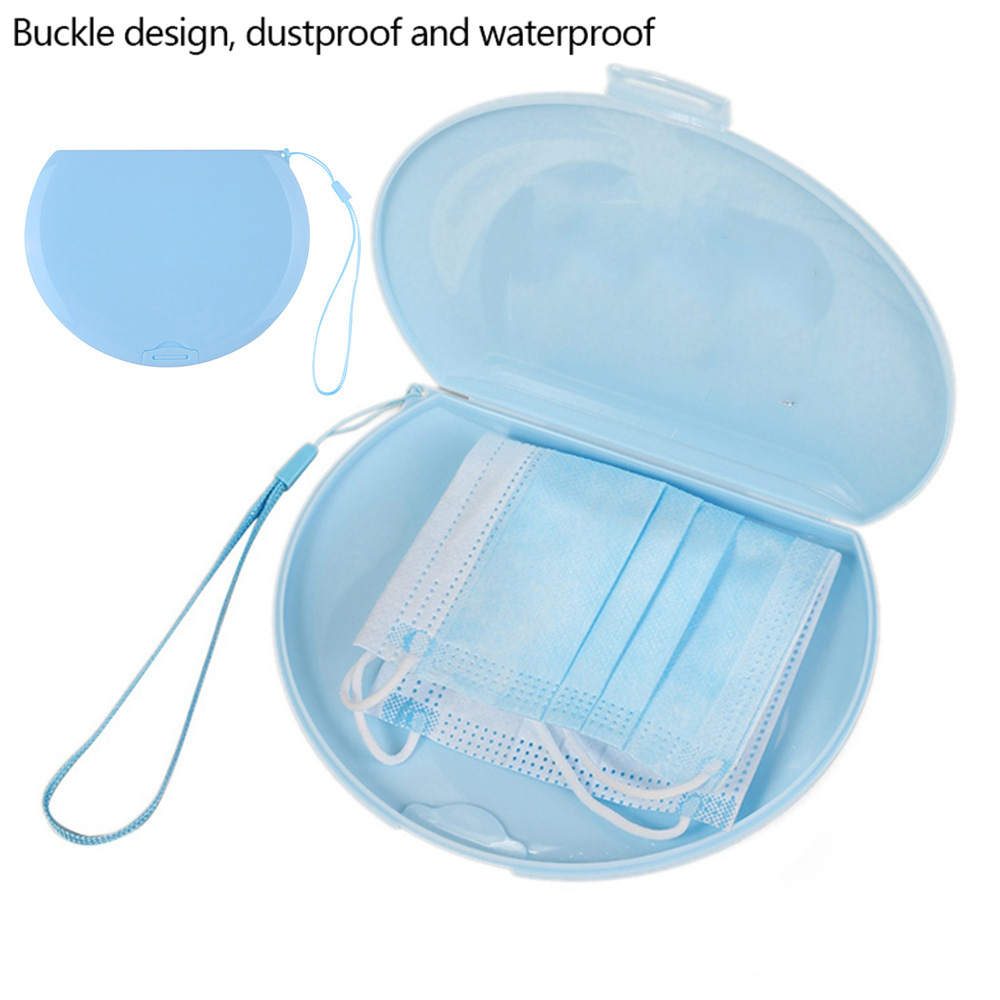 [Hàng mới về] Hộp Đựng Khẩu Trang Chống Ô Nhiễm Thiết Kế Nhỏ Gọn Tiện Dụng