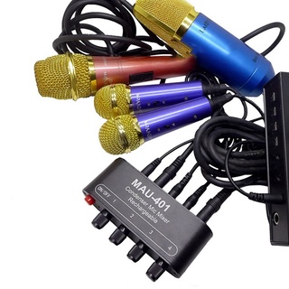 Mini Audio Mixer Condenser for Computer  Live Sound Card