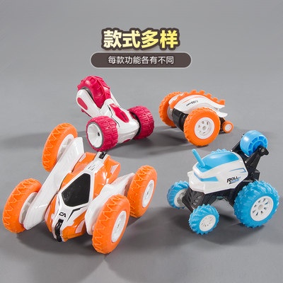 Trẻ em điều khiển từ xa Xe Lăn Stunt xe sạc điều khiển từ xa Xe Dumper Boy đồ chơi mini Racing 3-6 Tuổi 4-5