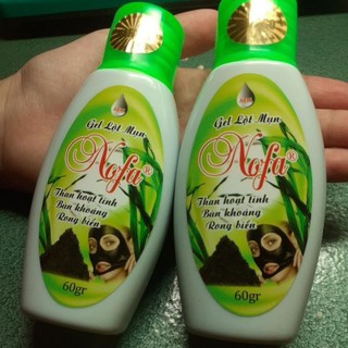 combo 2 gel lột mụn than tre hoạt tính nofa extra lột sạch mụn đầu đen giá rẻ