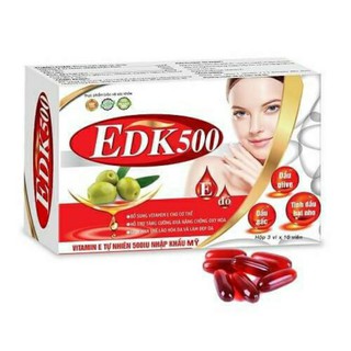 EDK 500 vitamin E đỏ giúp chống lão hóa làm đẹp da
