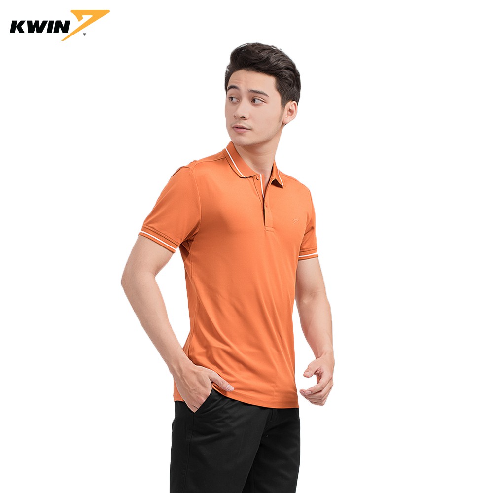 Áo polo nam KWIN 2 màu viền cổ trắng, dáng ôm thể thao, chất liệu cao cấp siêu bền - Mã KPS014S9 | BigBuy360 - bigbuy360.vn