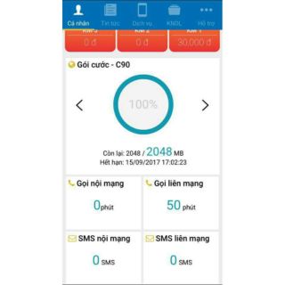 sim Mobifone tk 60gb / miễn phí gọi nội mạng