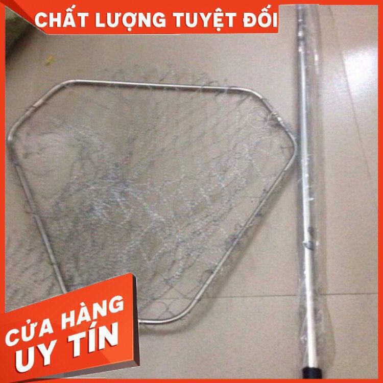 Vợt cá inox nano 1m7 đến 3m
