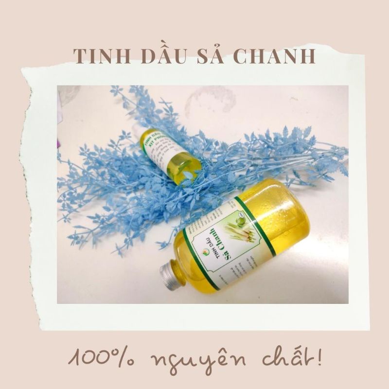 Siêu Hót.  Combo Cặp 2chai.Tinh dầu xông phòng.. Sả Chanh chai 500ml &amp; chai xịt 100ml