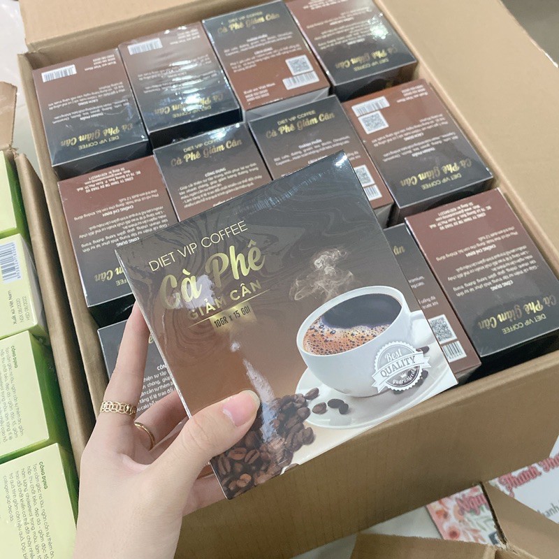 MUA 1 TẶNG 1  GIẢM CÂN CÀ PHÊ DIET VIP CHÍNH HÃNG CTY DATE MỚI kelly coffe