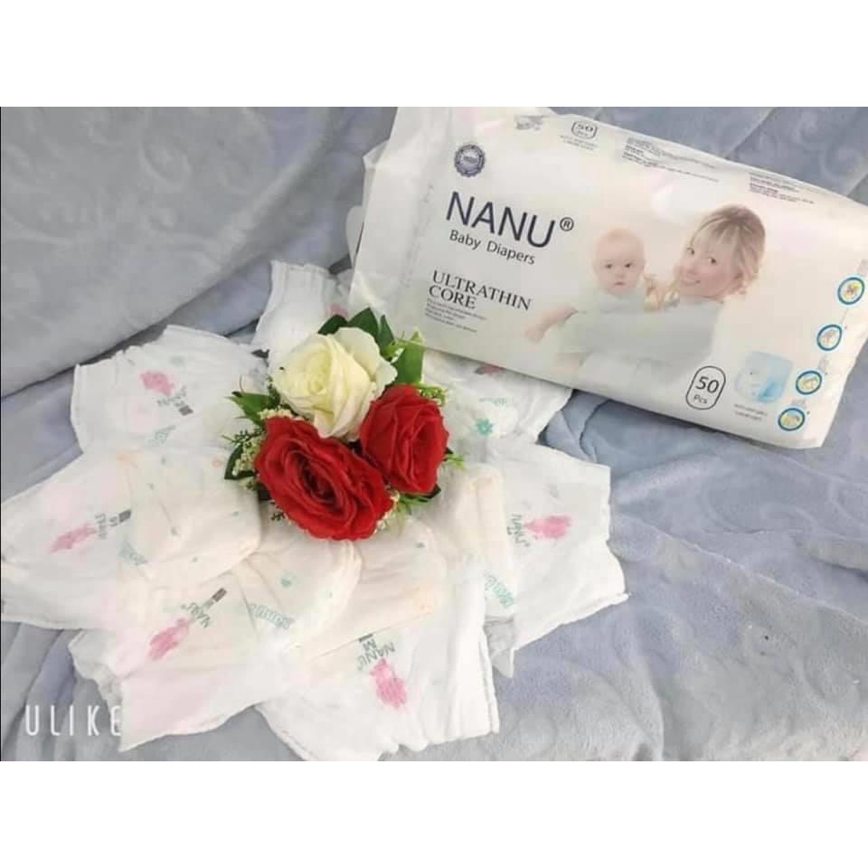 Bỉm Quần NaNu Đủ Size M50/L50/XL50/XXL50/XXXL50 Siêu Khô Thoáng Chính Hãng Giá Tốt