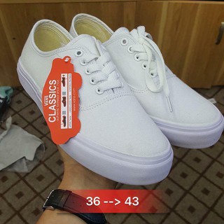 (free ship + full box, tặng tất) Giày Classic trắng vnxk