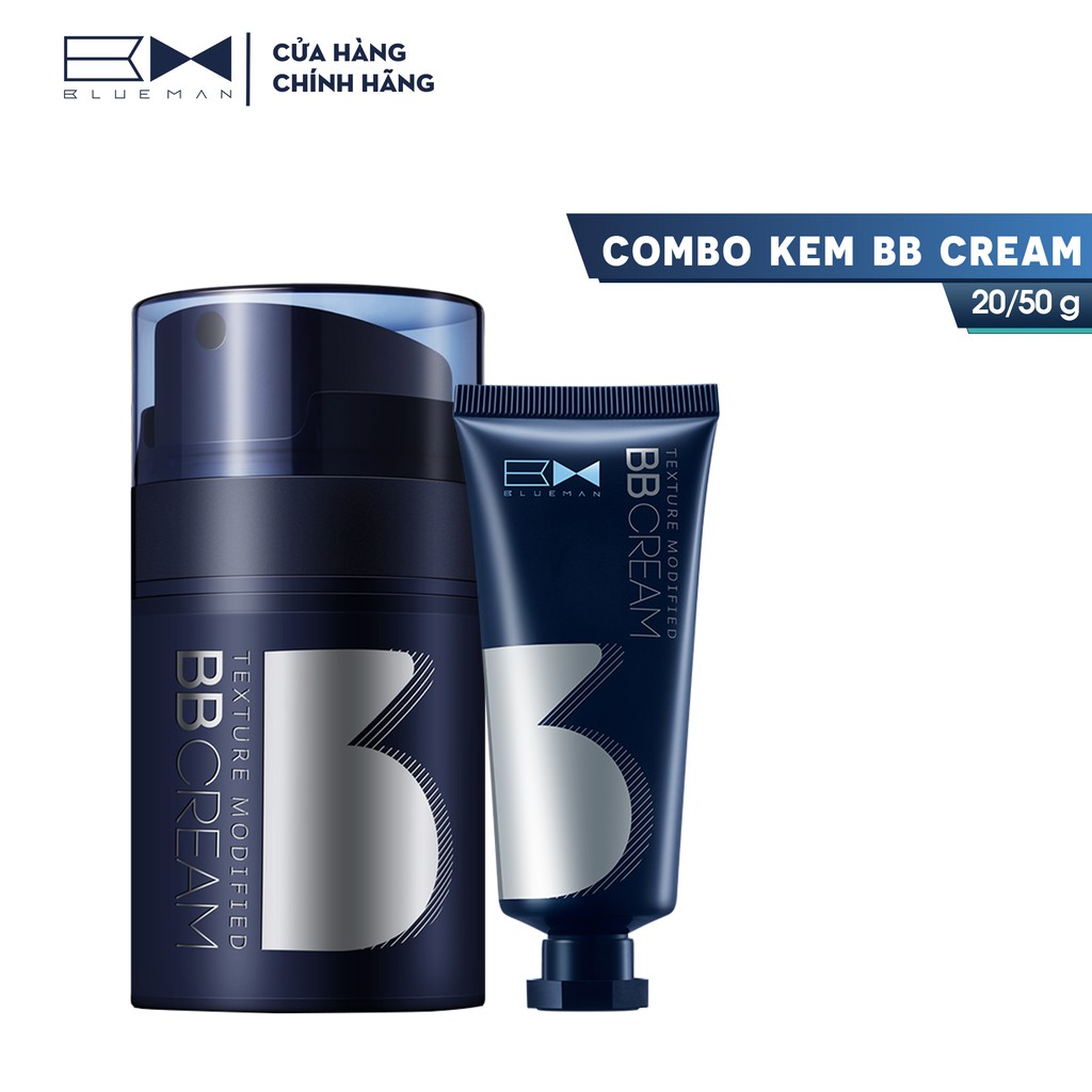 Bộ Combo BB Cream Kem Nền Che Khuyết Điểm Làm Đẹp Cho Nam Giới 50g+20g