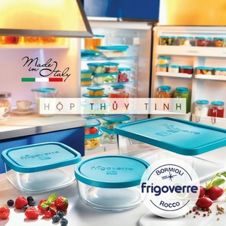 [Đủ size-Italy]  Hộp thuỷ tinh Frigoverre chuyên dùng ngăn đông tủ lạnh Bormioli Rocco