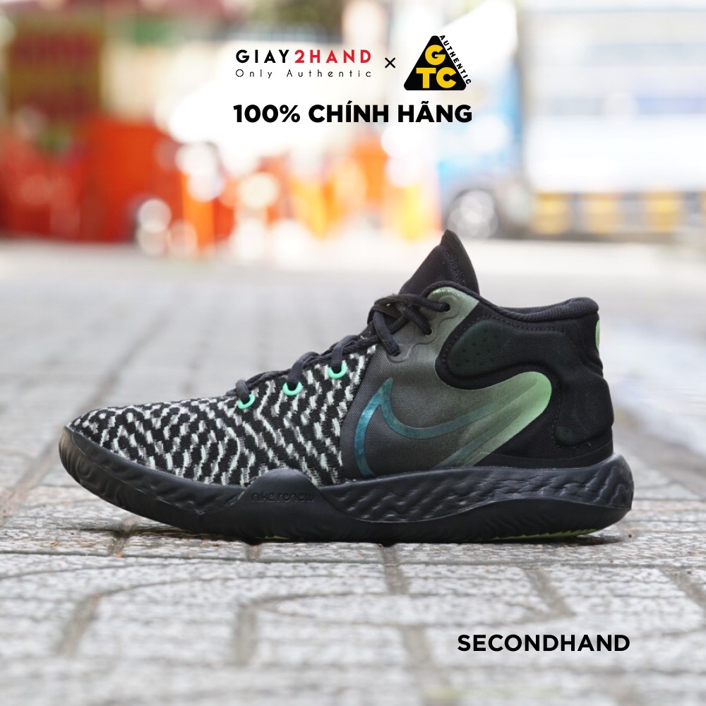 Giày Thể Thao NIKE KD TREY 5 VIII BLACK IIIUSION GREEN CK2089-004 - CŨ CHÍNH HÃNG