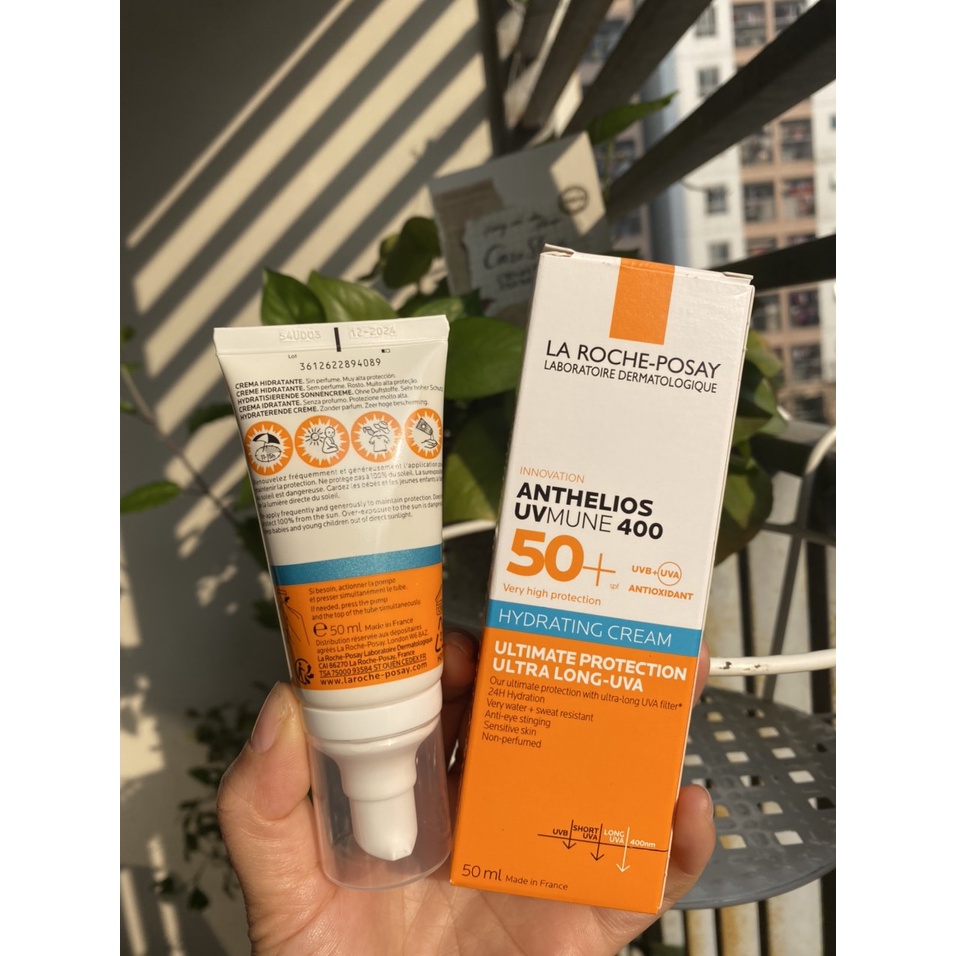 Kem chống nắng La Roche Posay Anthelios creme hydratante vạch xanh dương da khô nhạy cảm