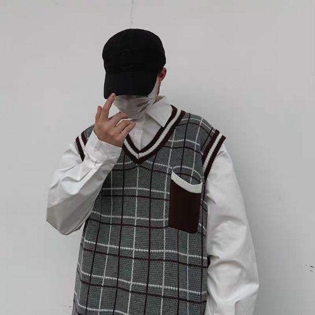 ÁO LEN GILE HỌA TIẾT KẺ UNISEX