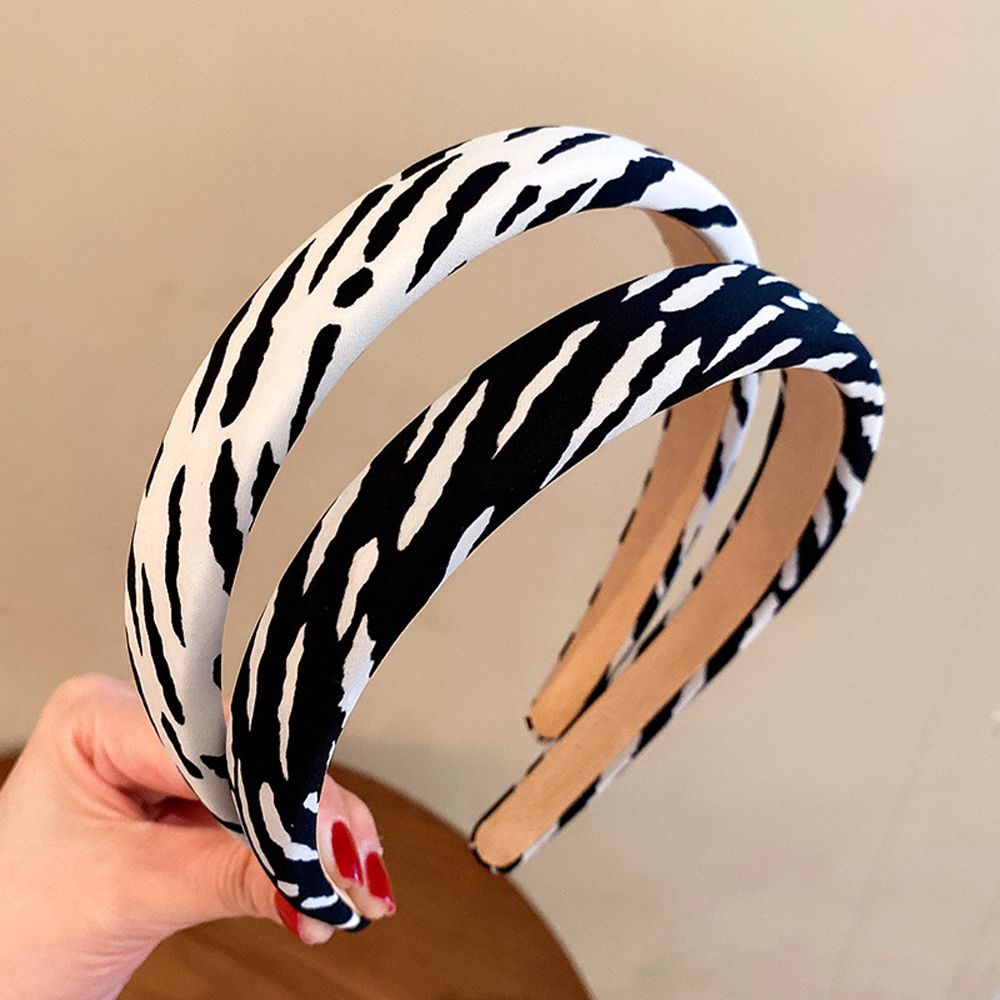 Băng đô cài tóc họa tiết da báo/hoa/trắng/đen thời trang Hàn Quốc cho nữ TAYLOR1