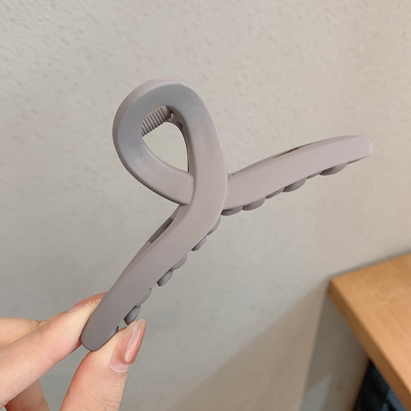 Kẹp Tóc Đuôi Ngựa Bằng Nhựa Cỡ Lớn Phong Cách Hàn Quốc Đơn Giản Dành Cho Nữ