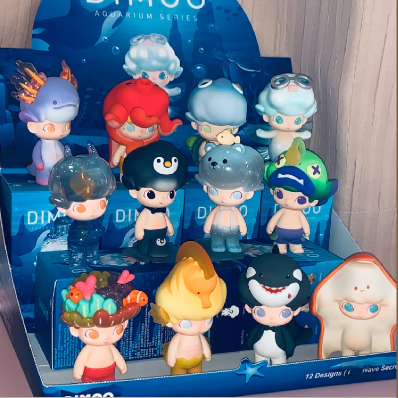 Đồ trang trí Búp Bê POPMART Dimoo Trang Trí Bể Cá