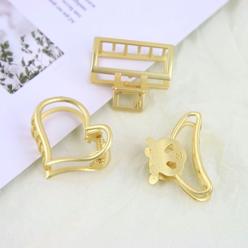 Kẹp Tóc Kim Loại Hình Trăng Khuyết Nhiều Màu Sắc