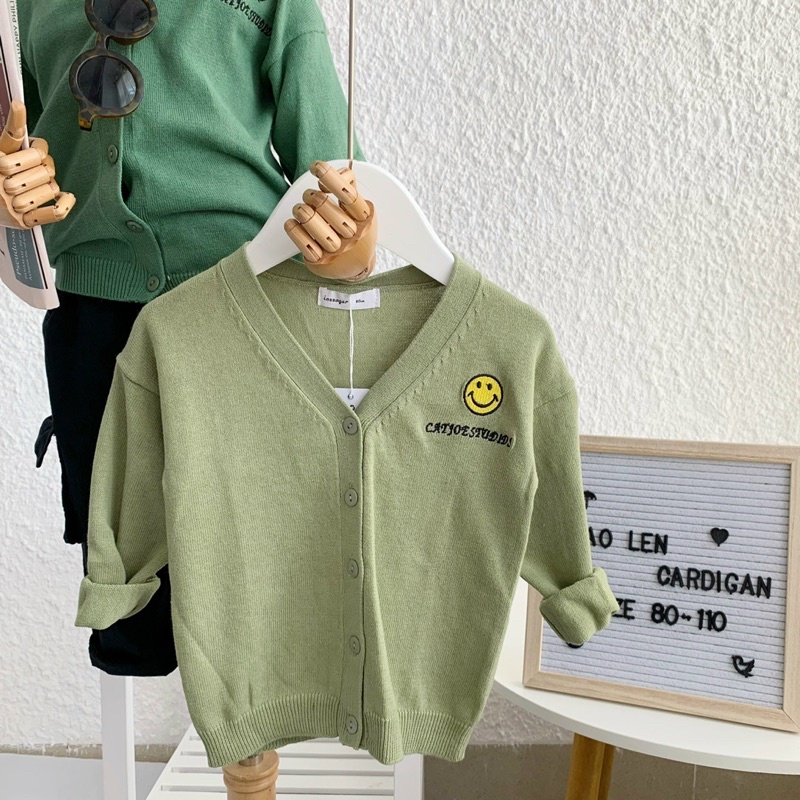 ÁO LEN CARDIGAN HÀNG QC SIÊU MỀM ĐẸP CHO BÉ