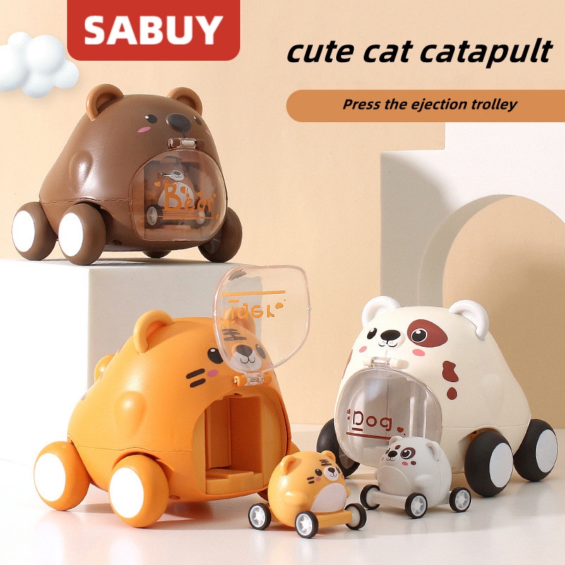 Đồ Chơi Xe Hơi Hoạt Hình Mini Dễ Thương Sáng Tạo Chống Rơi Cho Trẻ Em