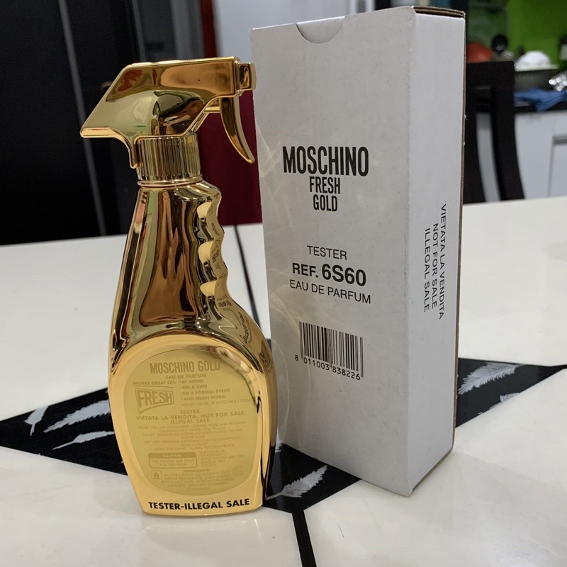 Nước hoa tester moschino fresh gold 100ml edp (như hình)