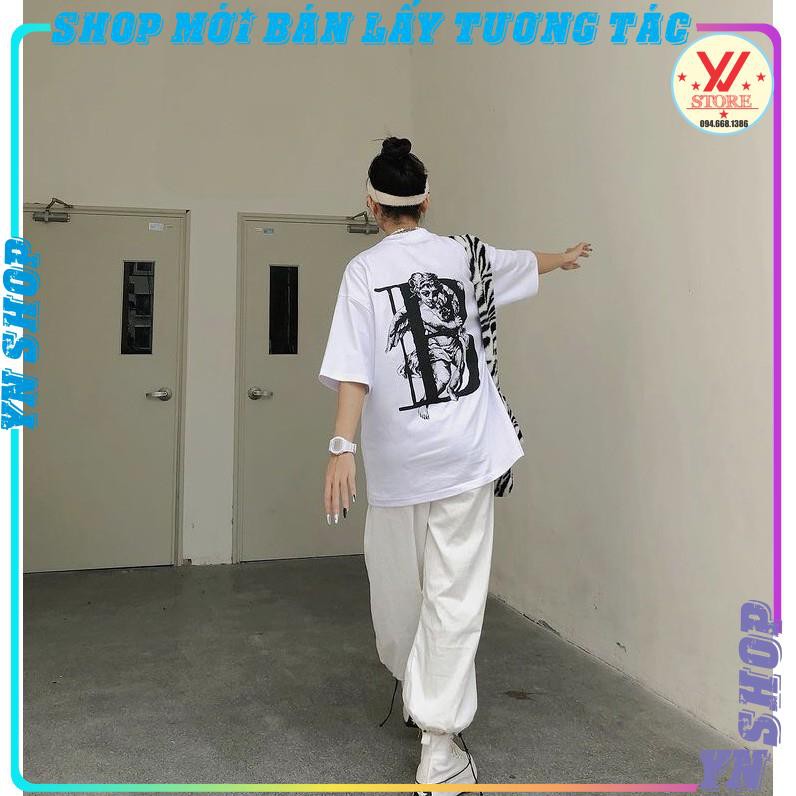 Áo Thun tay lỡ BOBUI Sài Gòn  ANGLES THIÊN THẦN - Áo phông nam nữ cotton form rộng unisex phong cách ulzzang | BigBuy360 - bigbuy360.vn