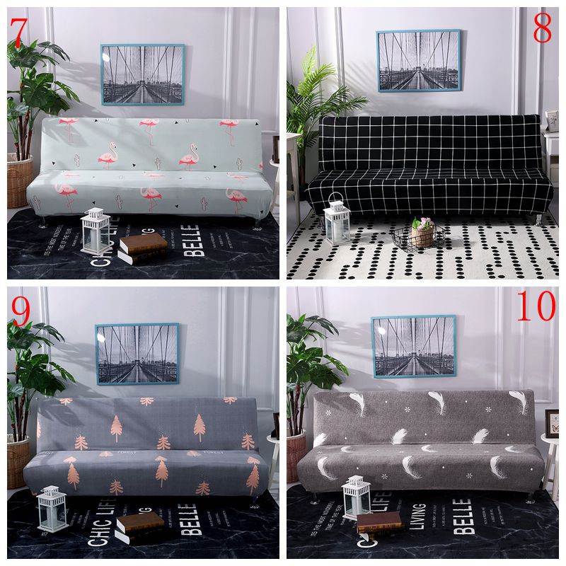 Folding Sofa Bed Slipcover Armless Furniture Protector