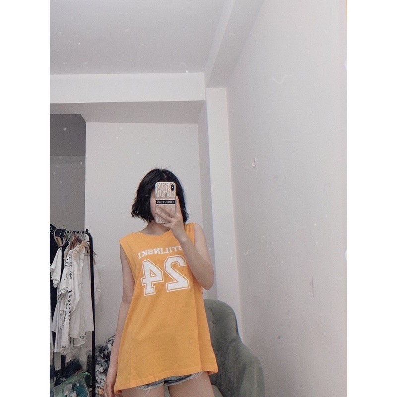 áo tanktop kèm quây số 24