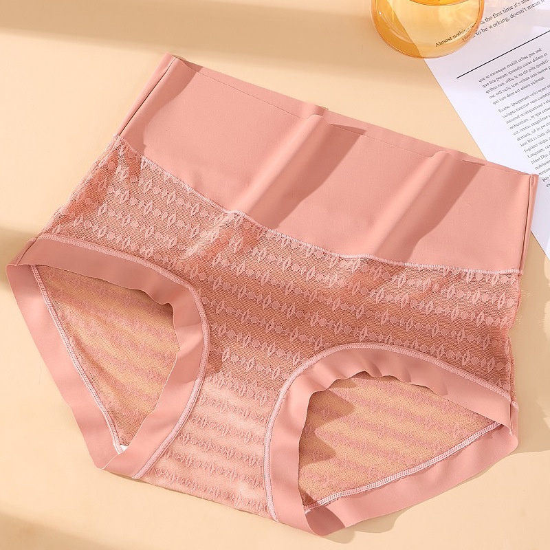 Quần lót ZXYOUPING lưng cao không đường may size lớn XL-3XL thời trang