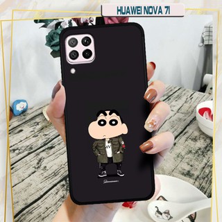 Ốp điện thoại Huawei Nova 6 SE - lưng nhám viền dẻo