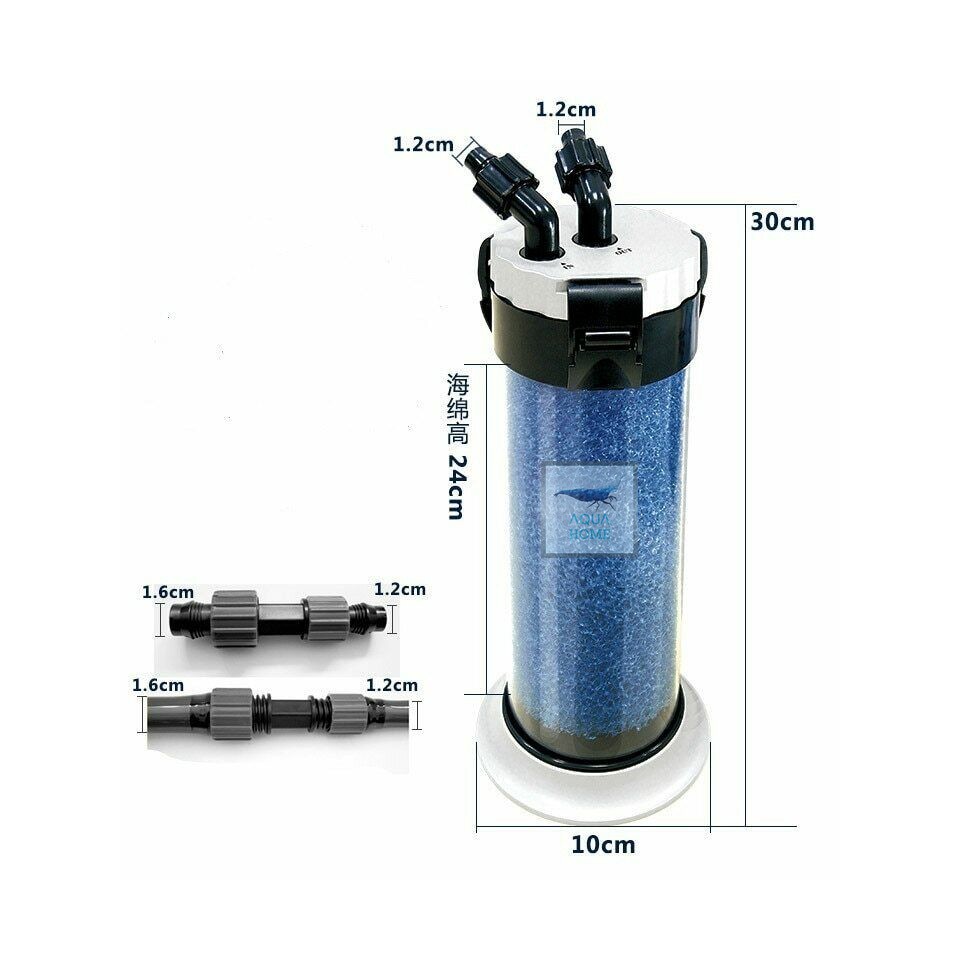 Lọc Phụ Atman QZ30 (10x10x30cm) - Lọc Phụ Atman Cho Bể Cá Thủy Sinh