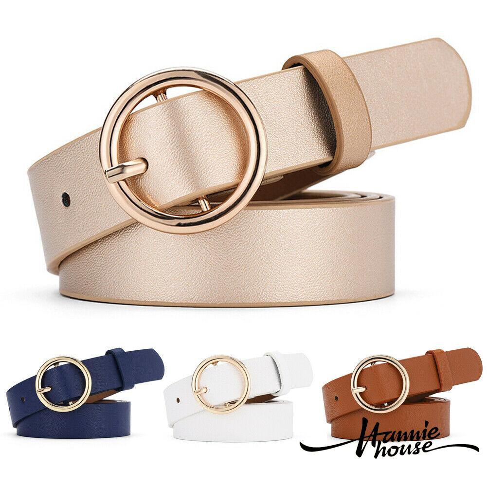 Thắt Lưng Da Khóa Vuông Thời Trang Cho Nữ