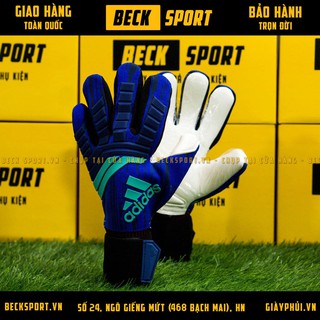 Găng Tay Predator Pro Xanh Than Vân Đen ( Không Xương)