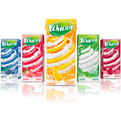THÙNG 48 HỘP SỮA CHUA UỐNG YOMOST 170ml các vị