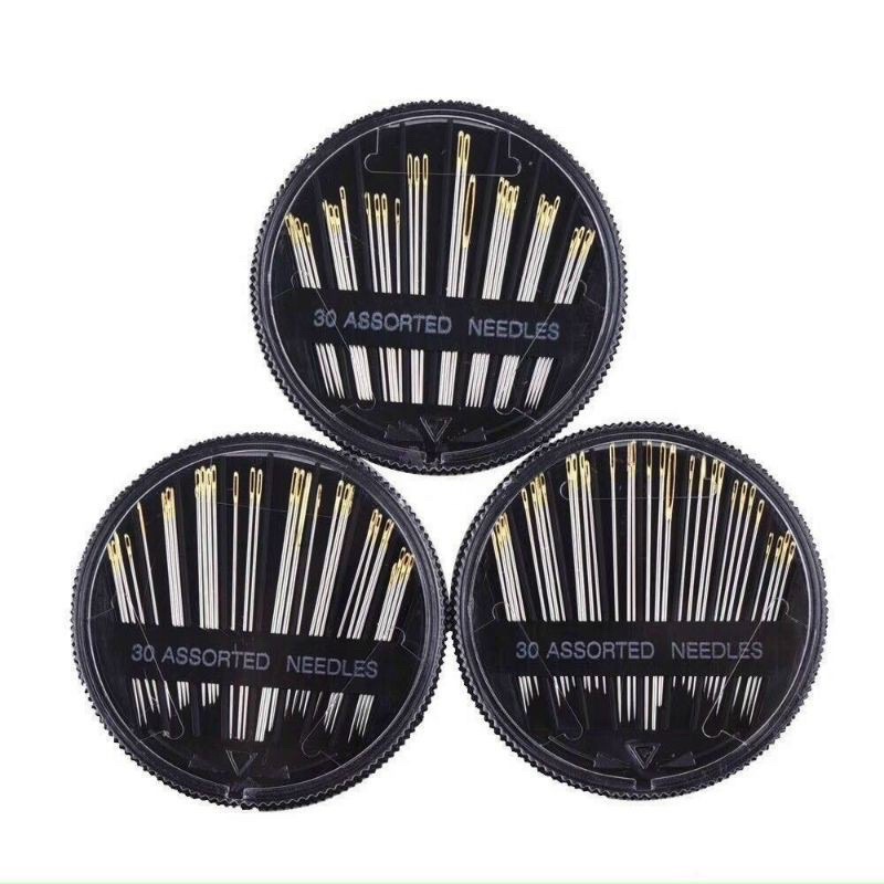 Hộp 30 cây kim chuyên dụng dùng may thêu, có nhiều cỡ kim khác nhau