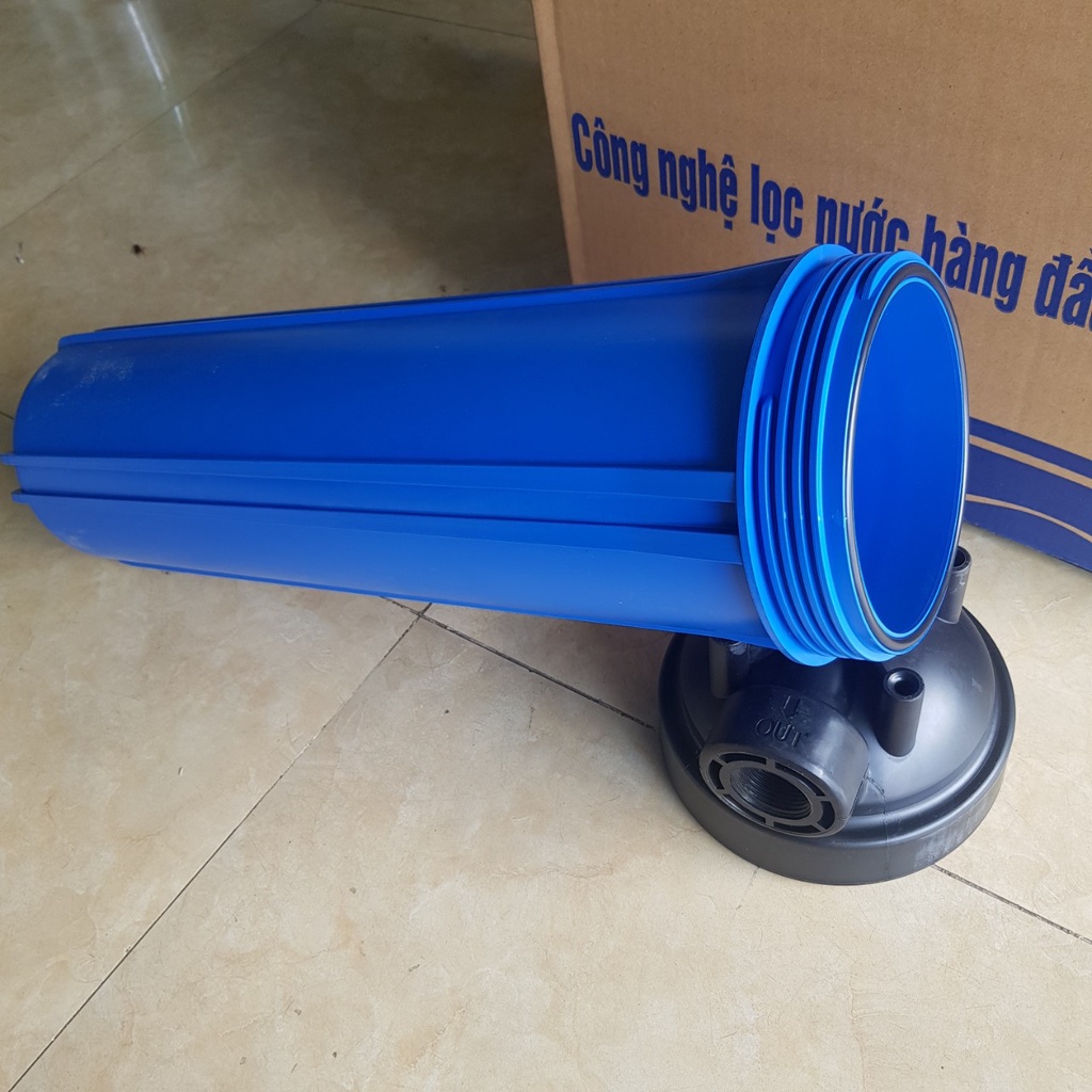 Cốc lọc béo 20 inch, cốc lọc bigblue màu xanh