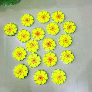 - Combo 17 BÔNG nhỏ Hoa Mai Xốp Trang Trí Tết