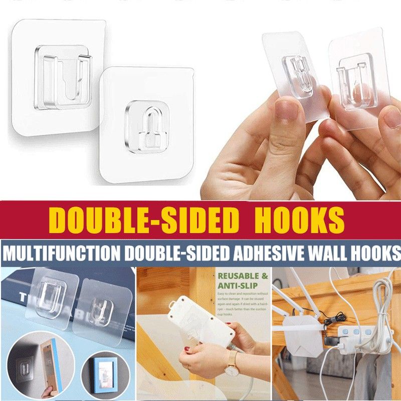 Miếng dán tường treo đồ đa năng tiện lợi dạng gài miếng dán