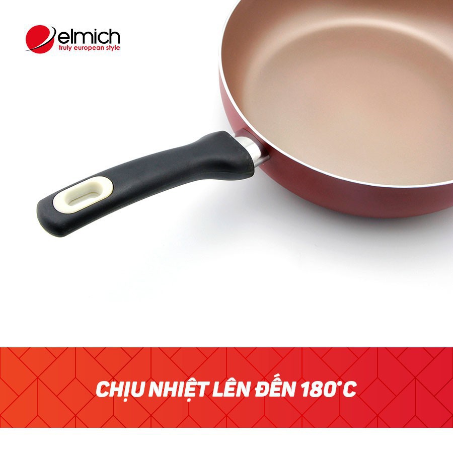 [LOẠI 1 XỊN] Chảo Chống Dính Cao Cấp Đáy Từ Elmich 24cm EL7103 - EL7103