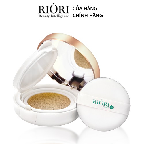 Phấn nước RIORI BB Cushion SPF50+/PA++++ 15g siêu che phủ kiểm soát nhờn chống nắng tự nhiên