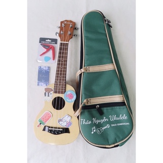 Đàn ukulele soprano Rosen gỗ hồng đào