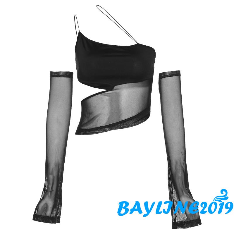 Áo Crop Top Hai Dây Màu Sắc Thời Trang Gợi Cảm Cho Nữ