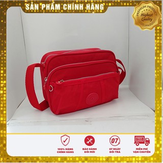 KIPLING Túi đeo màu trơn 18x25cm vải dù siêu nhẹ, chống thấm nước, dễ dàng vệ sinh vết bẩn